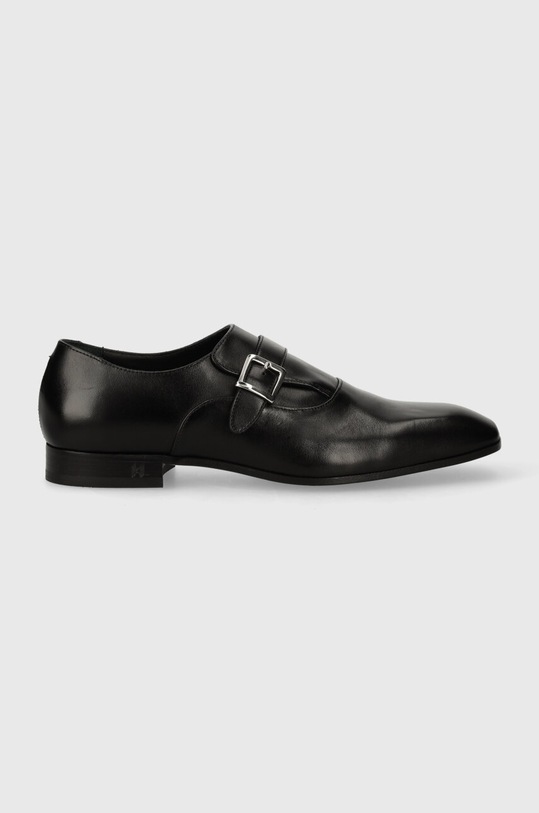 Δερμάτινα κλειστά παπούτσια Karl Lagerfeld SAMUEL KL12314.000 μαύρο SS24