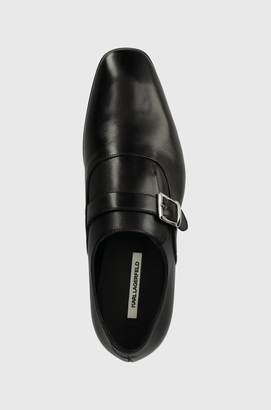 Δερμάτινα κλειστά παπούτσια Karl Lagerfeld SAMUEL μαύρο KL12314.000