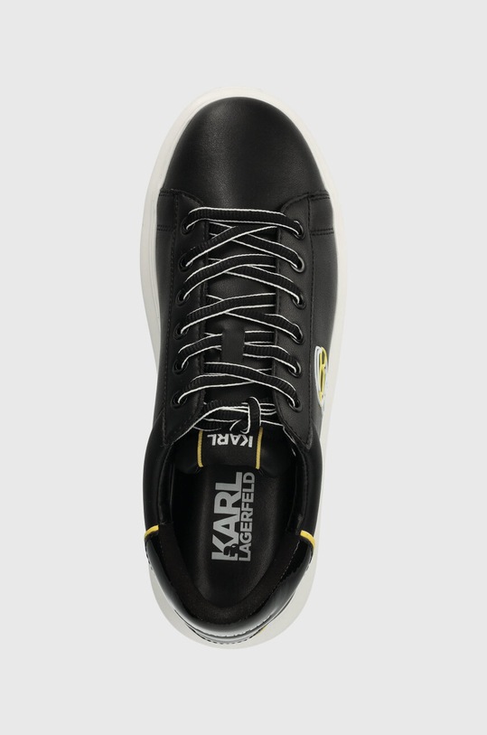 Obuwie Karl Lagerfeld sneakersy skórzane KAPRI MENS KL52578.000 czarny