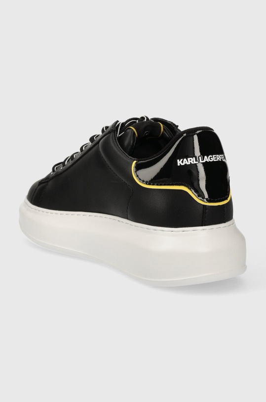 Karl Lagerfeld sneakersy skórzane KAPRI MENS czarny KL52578.000