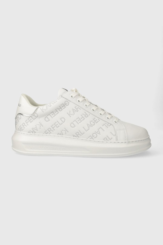 Karl Lagerfeld sneakersy skórzane KAPRI MENS ultralekkie biały KL52571.01S