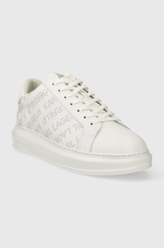 Karl Lagerfeld sneakersy skórzane KAPRI MENS KL52571.01S biały SS24