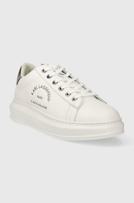 Kožené tenisky Karl Lagerfeld KAPRI MENS KL52538.01S biela SS24