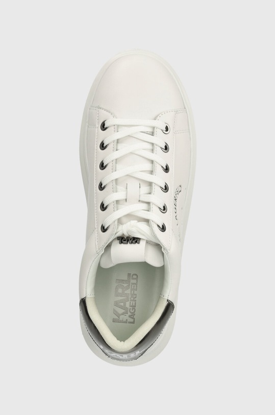Kožené tenisky Karl Lagerfeld KAPRI MENS biela KL52538.01S