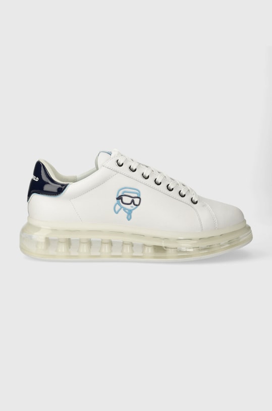 Кожени маратонки Karl Lagerfeld KAPRI KUSHION Planet friendly бял KL52634.01A