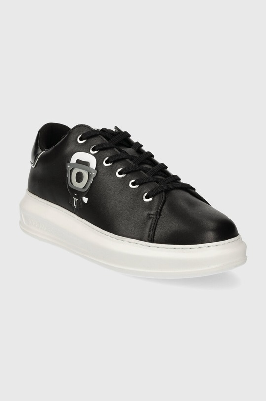 Karl Lagerfeld sneakersy skórzane KAPRI MENS KL x DOUR DARCEL KL95591.000 czarny SS24