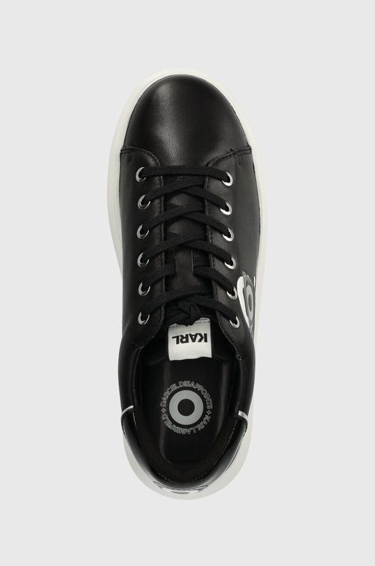 Karl Lagerfeld sneakersy skórzane KAPRI MENS KL x DOUR DARCEL czarny KL95591.000