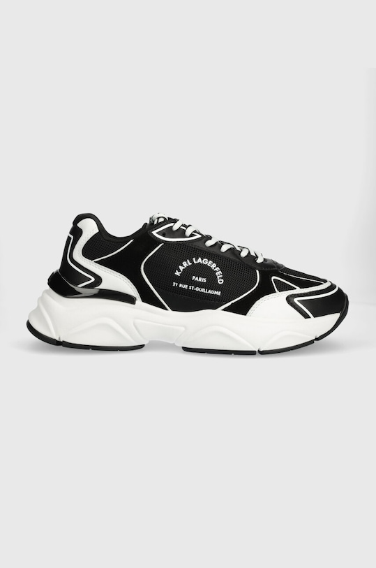 Karl Lagerfeld sportcipő KOMET nappa bőr fekete KL56538.400