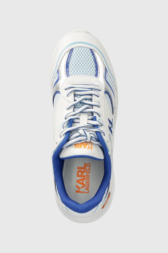 Kožené tenisky Karl Lagerfeld SERGER biela KL53620.41B
