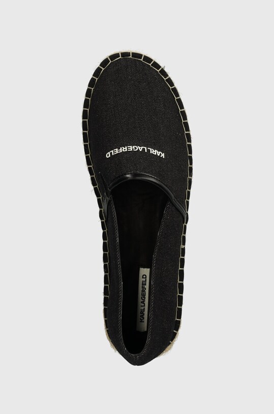 Karl Lagerfeld espadrile KAMINO negru KL70104.DA0