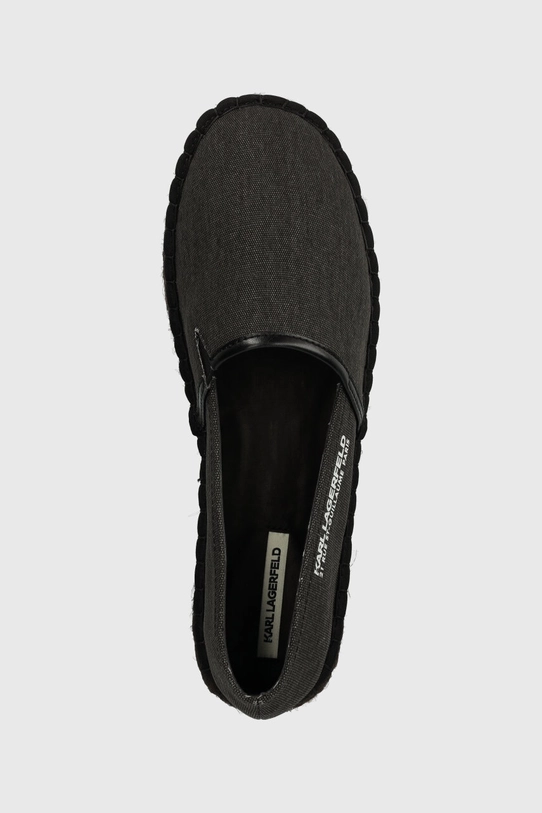 Karl Lagerfeld espadrile KAMINO negru KL70119.900