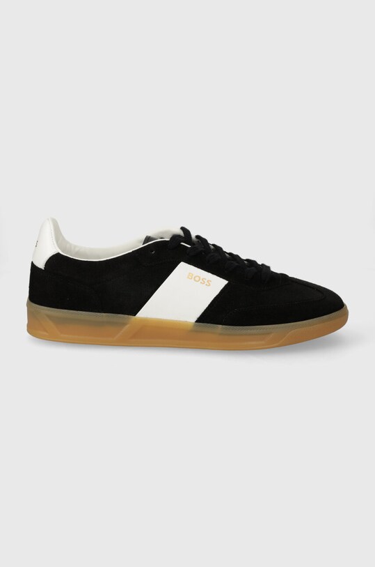 BOSS velúr sportcipő Brandon velúr bőr fekete 50512365.001