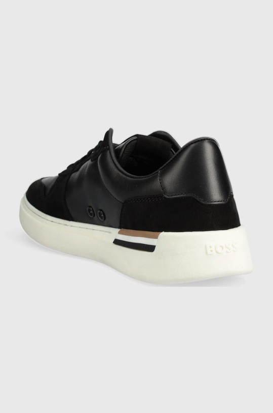 Obuwie BOSS sneakersy skórzane Clint 50517303.001 czarny