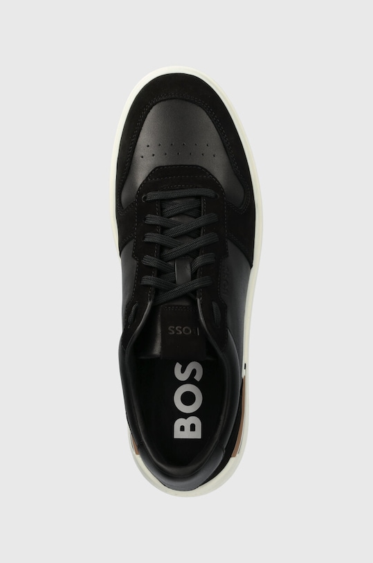BOSS sneakersy skórzane Clint czarny 50517303.001