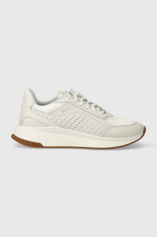 BOSS sneakersy skórzane TTNM EVO 50517313.102 szary SS24