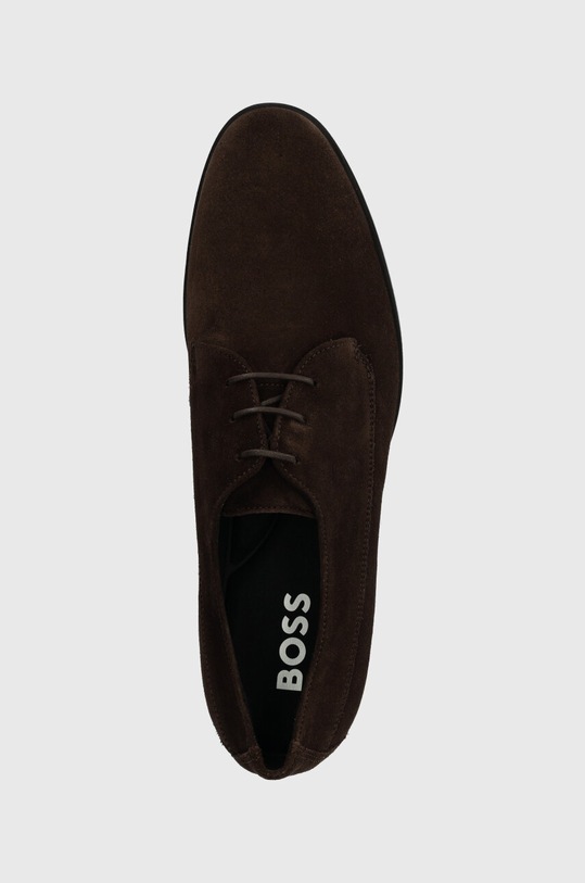 BOSS pantofi de piele intoarsa Colby maro 50516599.201