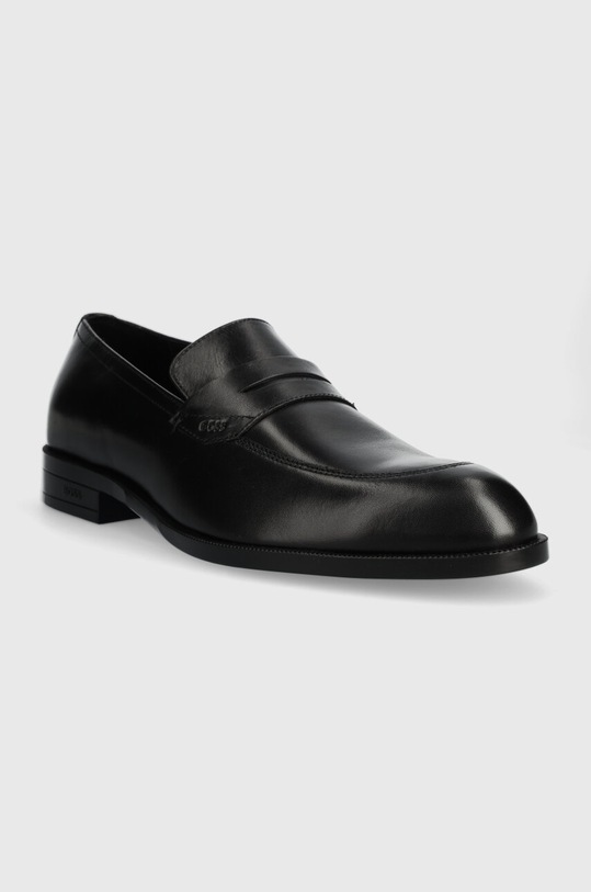 Kožené mokasíny BOSS Tayil 50516767.001 čierna SS24