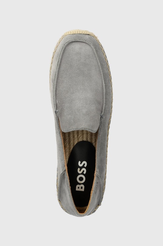 BOSS espadryle zamszowe Madeira szary 50516853.035