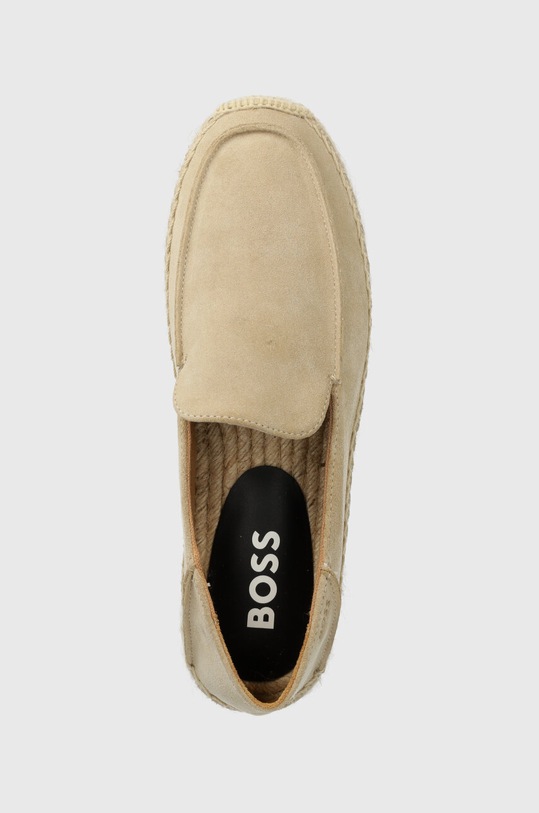 BOSS espadryle zamszowe Madeira beżowy 50516853.255
