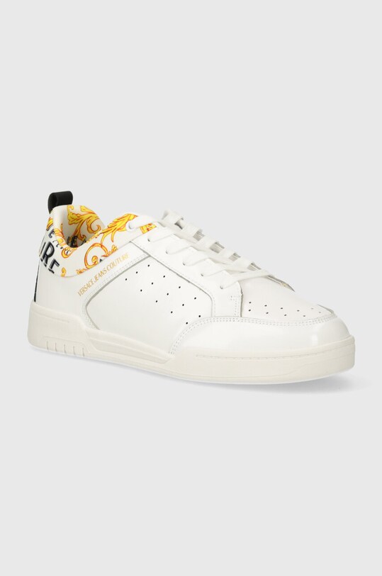 Tenisky Versace Jeans Couture Brooklyn imitace kůže bílá 76YA3SD6.ZPA55.G03