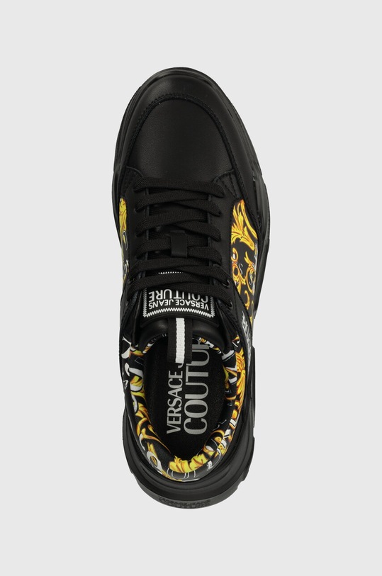 Kožené tenisky Versace Jeans Couture Speedtrack čierna 76YA3SC2.ZPA52.G89