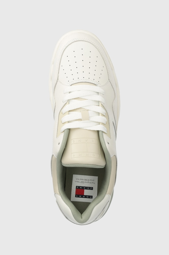 Tommy Jeans sneakersy TJM LOGO EXECUTION BASKET biały EM0EM01379