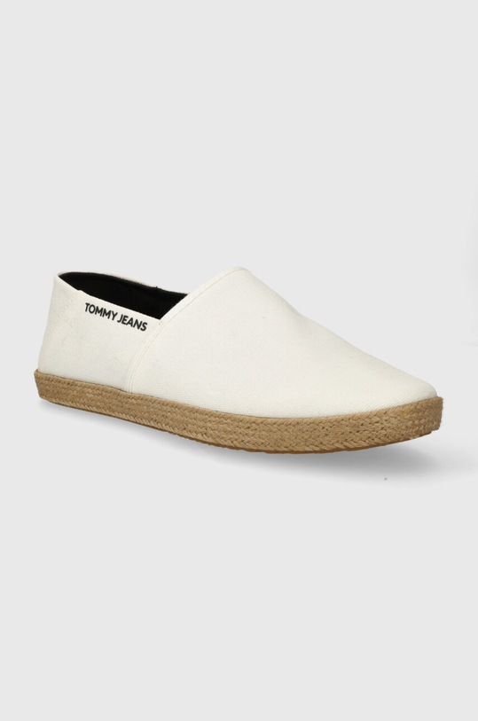 Tommy Jeans espadryle TJM ESPADRILLE STREET EM0EM01386 biały SS24