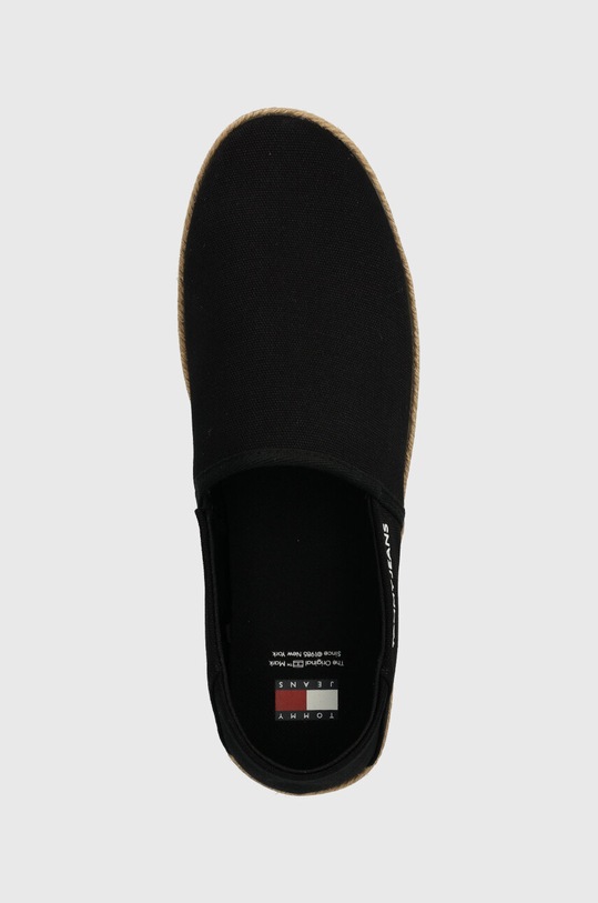 Tommy Jeans espadryle TJM ESPADRILLE STREET czarny EM0EM01386