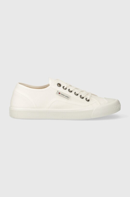 Tommy Jeans tenisi TJM FLEXIBLE OUTSOLE LACE UP EM0EM01425 alb SS24