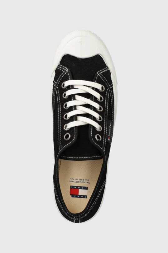 Кеды Tommy Jeans TJM FLEXIBLE OUTSOLE LACE UP чёрный EM0EM01425