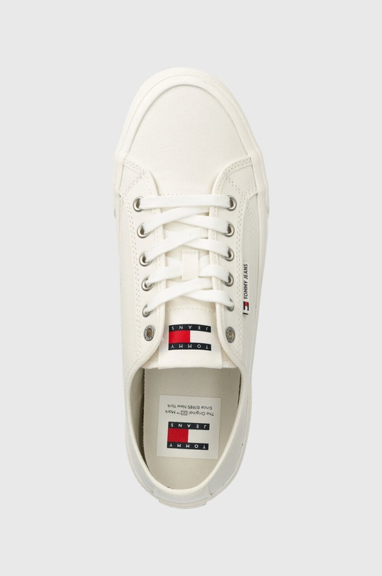 Tommy Jeans tenisówki TJM LACE UP CANVAS COLOR biały EM0EM01365