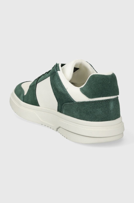 Obuwie Tommy Jeans sneakersy THE BROOKLYN SUEDE EM0EM01371 zielony