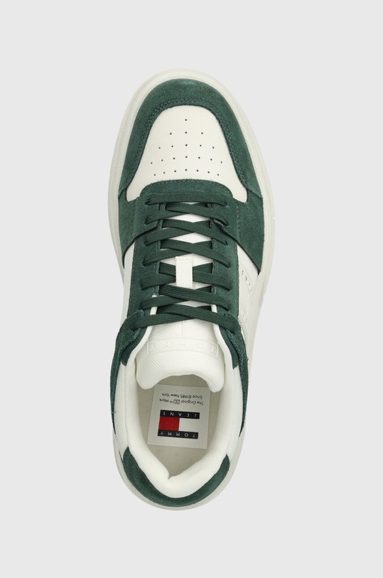 Tommy Jeans sneakersy THE BROOKLYN SUEDE zielony EM0EM01371