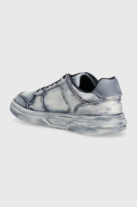 Scarpe Tommy Jeans sneakers in pelle THE BROOKLYN DIP DYED EM0EM01410 blu navy
