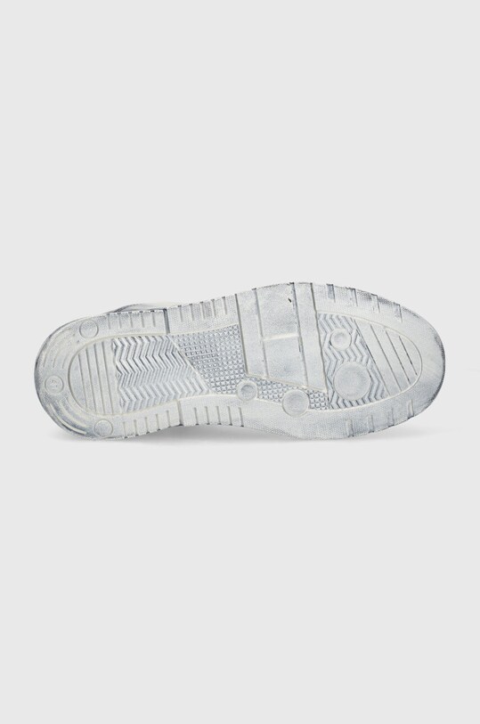 Tommy Jeans sneakers in pelle THE BROOKLYN DIP DYED EM0EM01410 blu navy