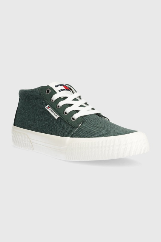 Кросівки Tommy Jeans TJM MID CUT CANVAS COLOR EM0EM01412 зелений SS24