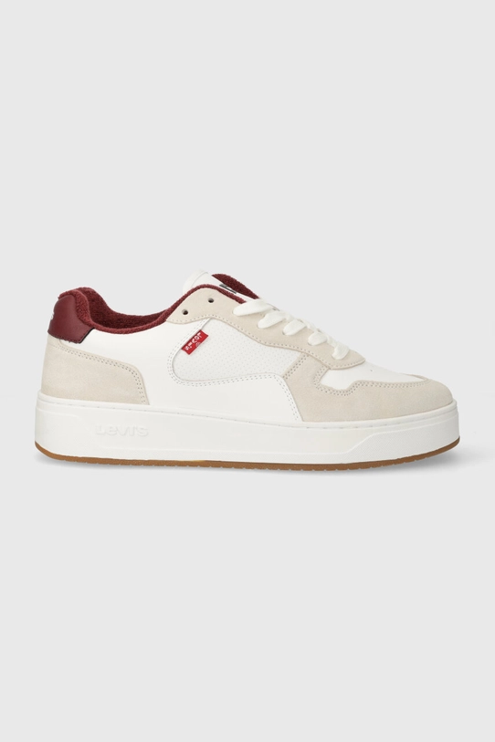 Levi's sneakersy GLIDE skóra zamszowa biały 235200.251