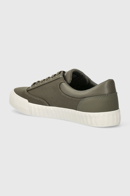 Boty Tenisky Calvin Klein Jeans SKATER VULC LOW LACEUP MIX IN DC YM0YM00903 zelená