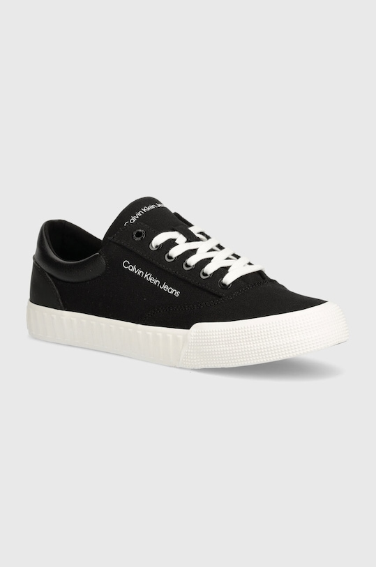 Calvin Klein Jeans tenisówki SKATER VULC LOW LACEUP MIX IN DC czarny YM0YM00903