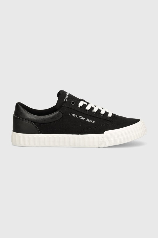 Tenisky Calvin Klein Jeans SKATER VULC LOW LACEUP MIX IN DC YM0YM00903 černá SS24