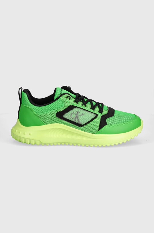 Calvin Klein Jeans sneakersy EVA RUNNER LOW MIX MG UC YM0YM00905 zielony SS24