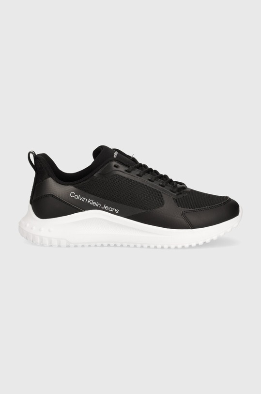 Calvin Klein Jeans sneakersy EVA RUNNER LOWLACEUP MIX IN MR YM0YM00906 czarny SS24