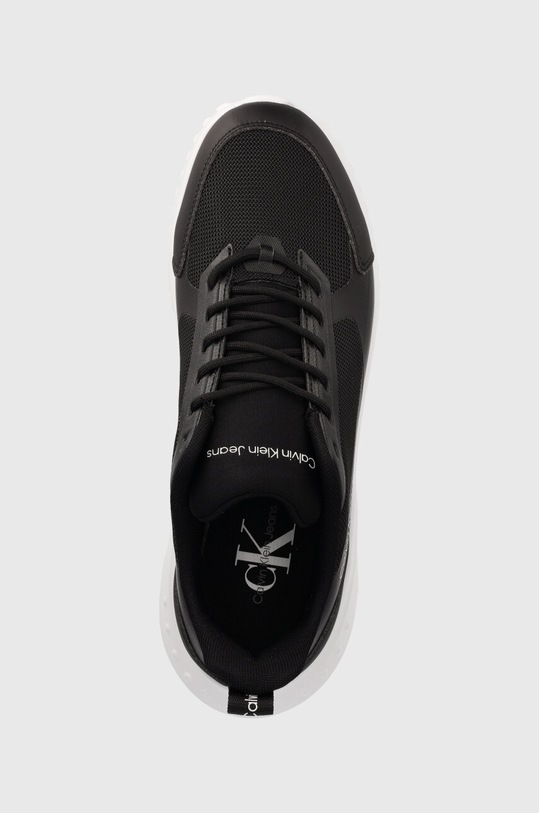 Calvin Klein Jeans sneakersy EVA RUNNER LOWLACEUP MIX IN MR czarny YM0YM00906