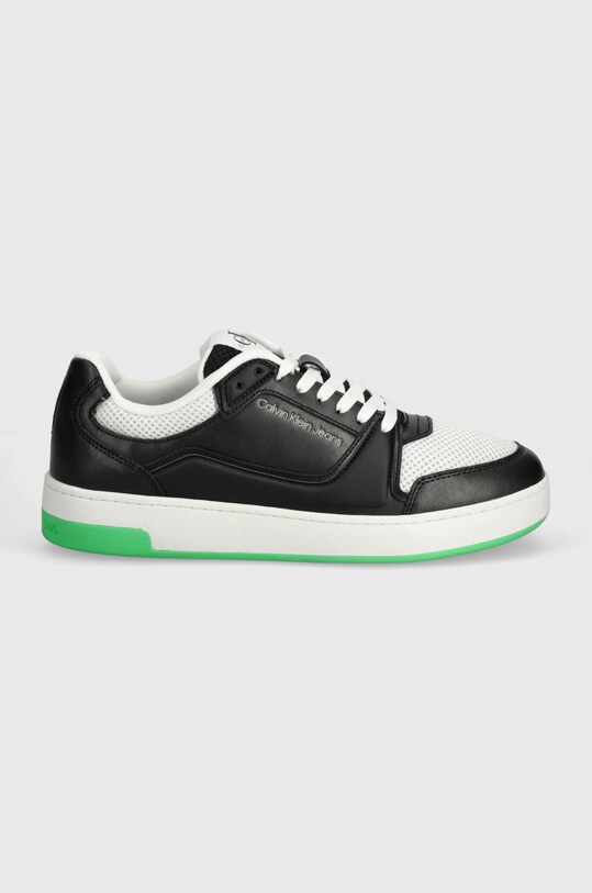 Кросівки Calvin Klein Jeans BASKET CUPSOLE LOW MIX IN MET YM0YM00922 чорний SS24