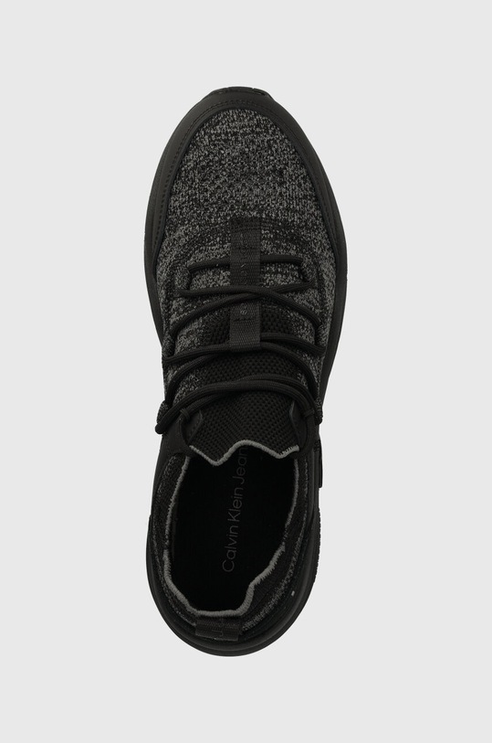 Calvin Klein Jeans sneakersy RETRO TENNIS LOW SOCK MIX UC czarny YM0YM00928