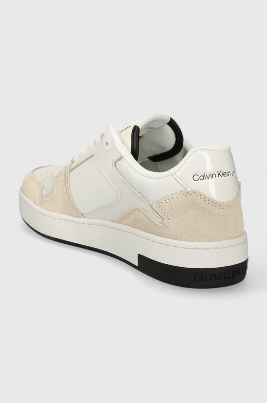 Obuv Tenisky Calvin Klein Jeans BASKET CUPSOLE LOW LTH NBS DC YM0YM00933 biela