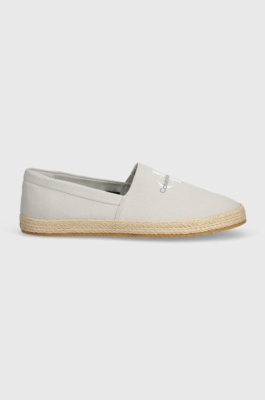 Calvin Klein Jeans espadryle ESPADRILLE SLIPON ML YM0YM00935 szary SS24