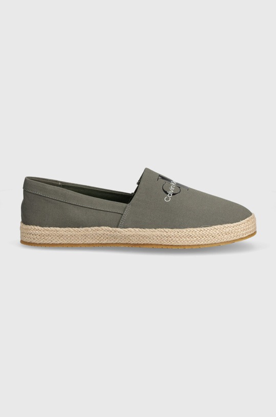 Calvin Klein Jeans espadryle ESPADRILLE SLIPON ML YM0YM00935 zielony SS24