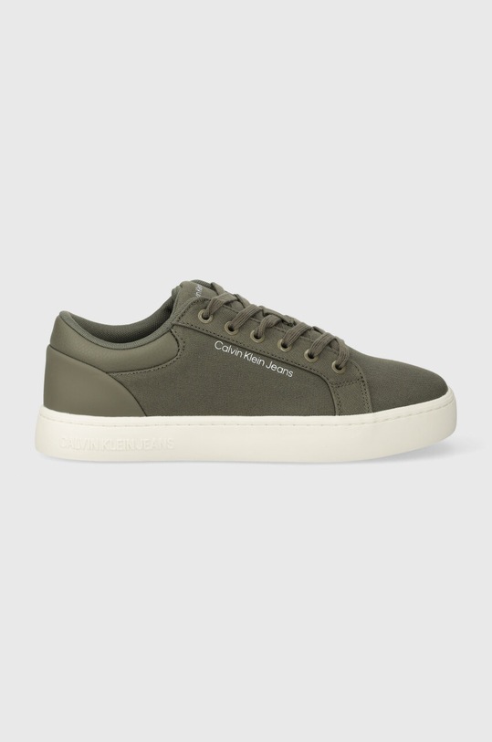 Кеди Calvin Klein Jeans CLASSIC CUPSOLE LOW LTH IN DC YM0YM00976 зелений SS24