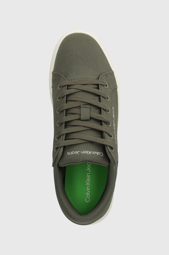 Кеди Calvin Klein Jeans CLASSIC CUPSOLE LOW LTH IN DC зелений YM0YM00976